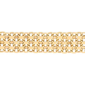 ARMBAND, guld 18K, Stockholms Ädelsmide AB, Stockholm 1960. Vikt ca 25 gram.