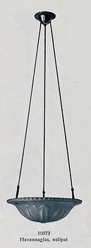 Harald Notini, a ceiling lamp model "10073", Arvid Böhlmarks Lampfabrik, 1920s.