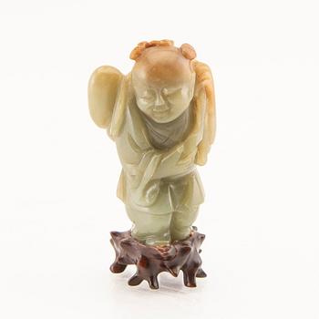 Sculpture, nephrite. China, 20th century.