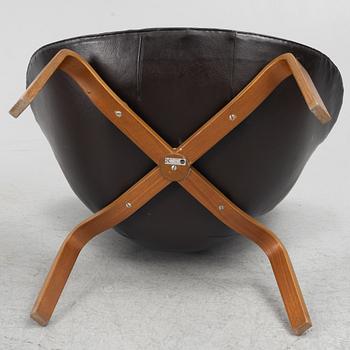 Arne Jacobsen, fåtöljer, ett par, modell 1166, ”Svanen”, Fritz Hansen, Danmark, 1900-talets andra hälft.