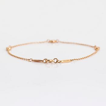 Tiffany & Co, Elsa Peretti, armband, "Diamonds by the Yard", 18K guld med diamanter.