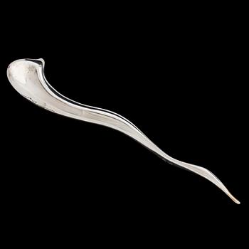 A sterling silver hairpin by MINAS SPIRIDIS för Georg Jensen, 1990s.