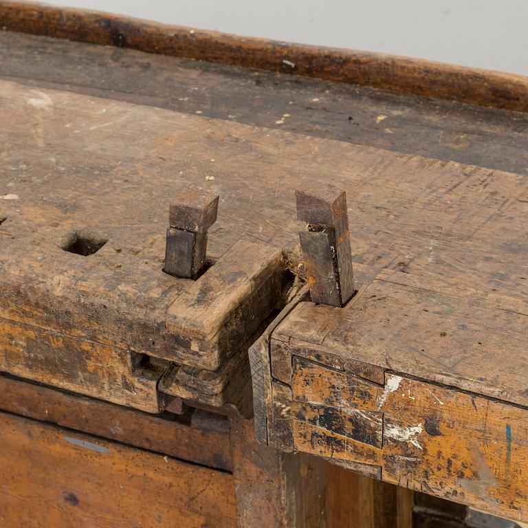 A Swedish 19th century workbench.