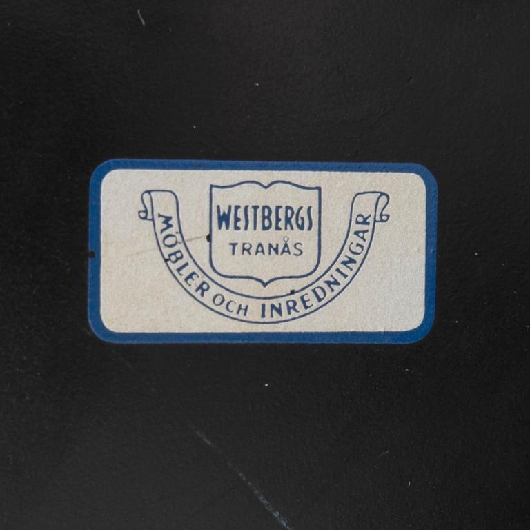 Yngve Ekström, soffbord/sidobord, "Rytm", Westbergs möbler, Tranås 1960-tal.