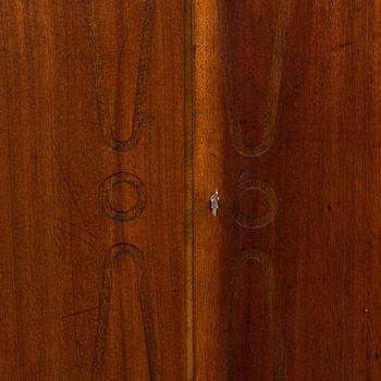 A cabinet veneered with teak designed by Kirke Nielsen for Abrahamssons Möbelfabrik in Smålands Taberg, 1950´s.