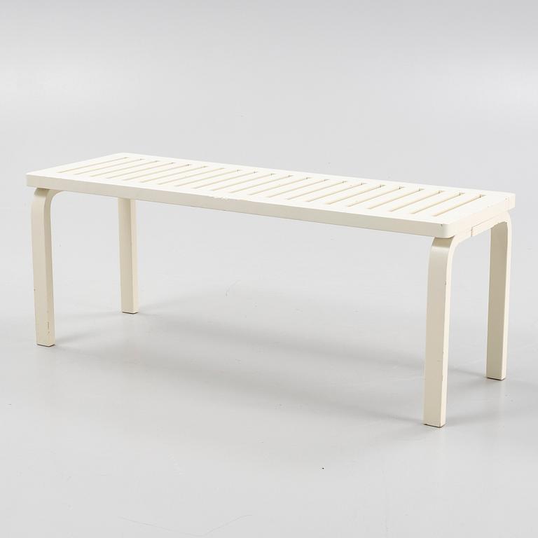 Alvar Aalto, a model 153 bench, Artek, Finland.