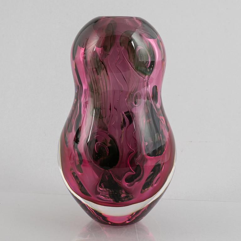 Heléne Krantz, vas, graal, unik, Orrefors, 2003.