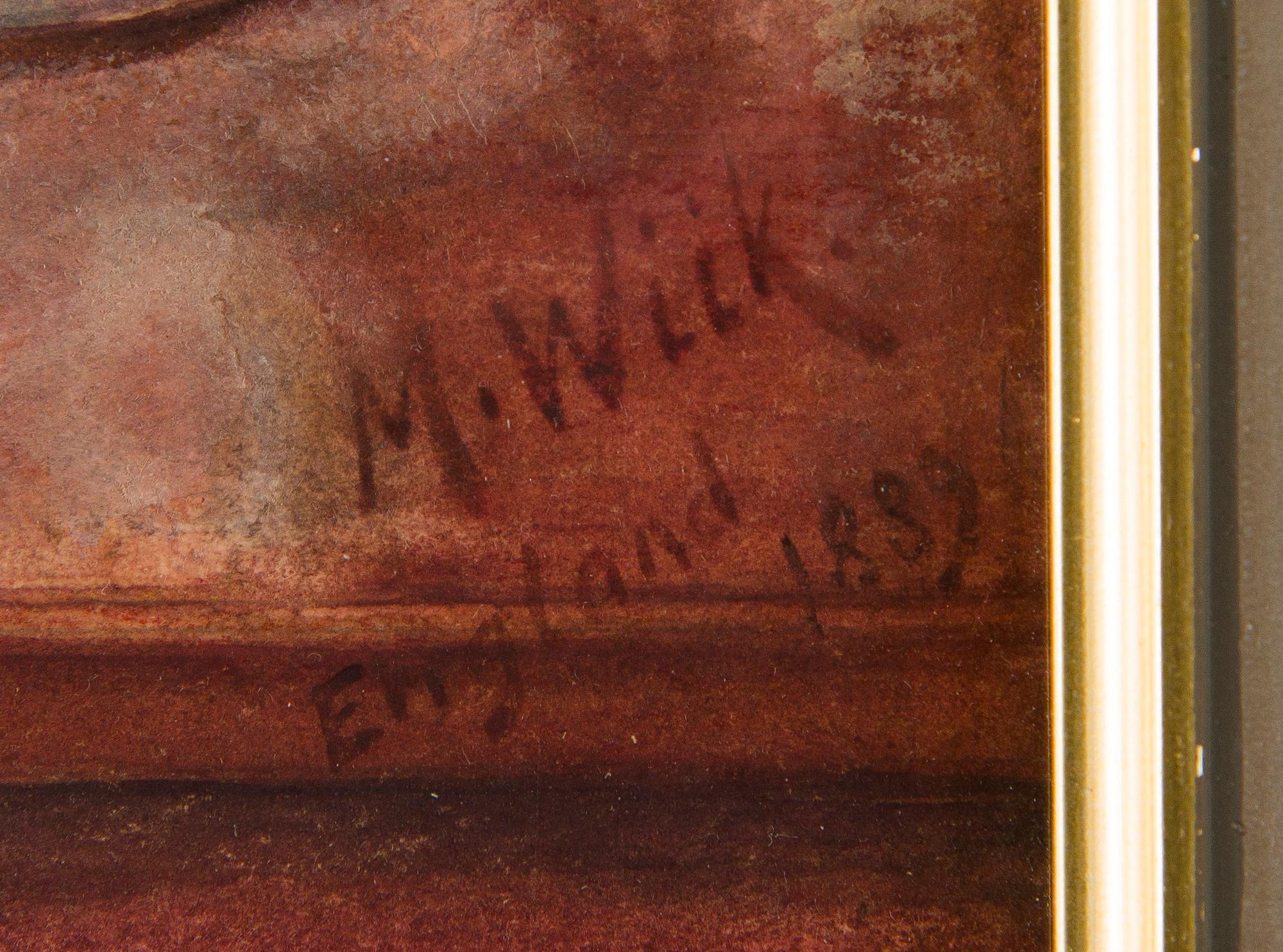 Maria Wiik, Figuriini pöydällä.