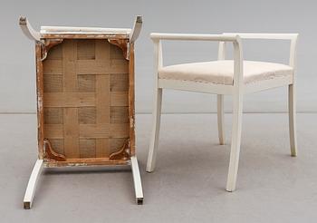 TABURETTER, 1 par, tidigt 1900-tal.