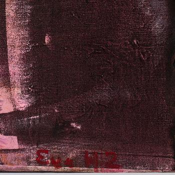EVA ZETTERVALL, oil/acrylic on canvas, signed.