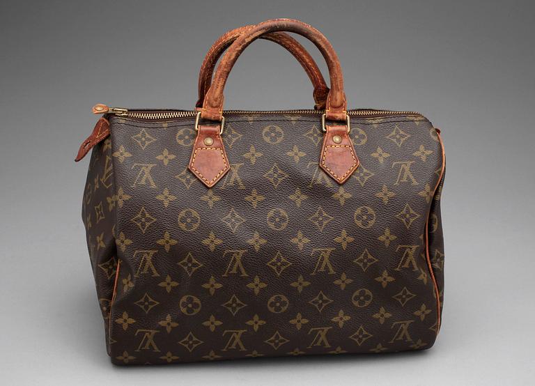 HANDVÄSKA, "Speedy 30", Louis Vuitton, Paris.