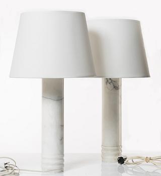 A pair of table lamps, Bergboms, second half of the 20th century.