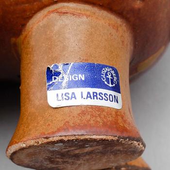 FIGURER, 2 st, stengods, Lisa Larson, Gustavsberg.