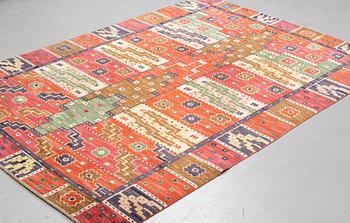 Märta Måås-Fjetterström, a carpet, "Tornet", knotted pile, ca 298-304,5 x 202,5-205,5 cm, signed AB MMF.