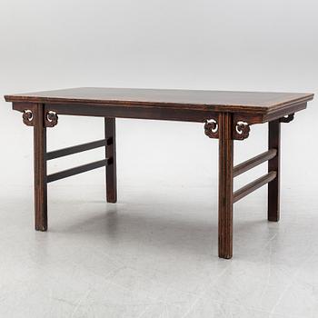 A Chinese wooden table, 20th century.