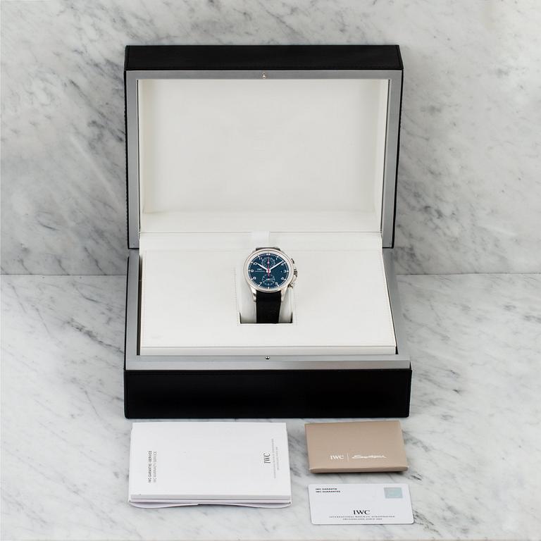 IWC, Schaffhausen, Portuguese Yacht Club, Chronograph, wristwatch, 45,5 mm,