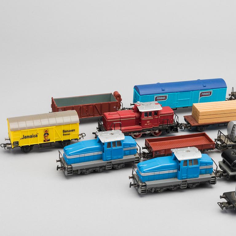 MÄRKLIN, samling lok och vagnar, 1900-talets andra hälft.
