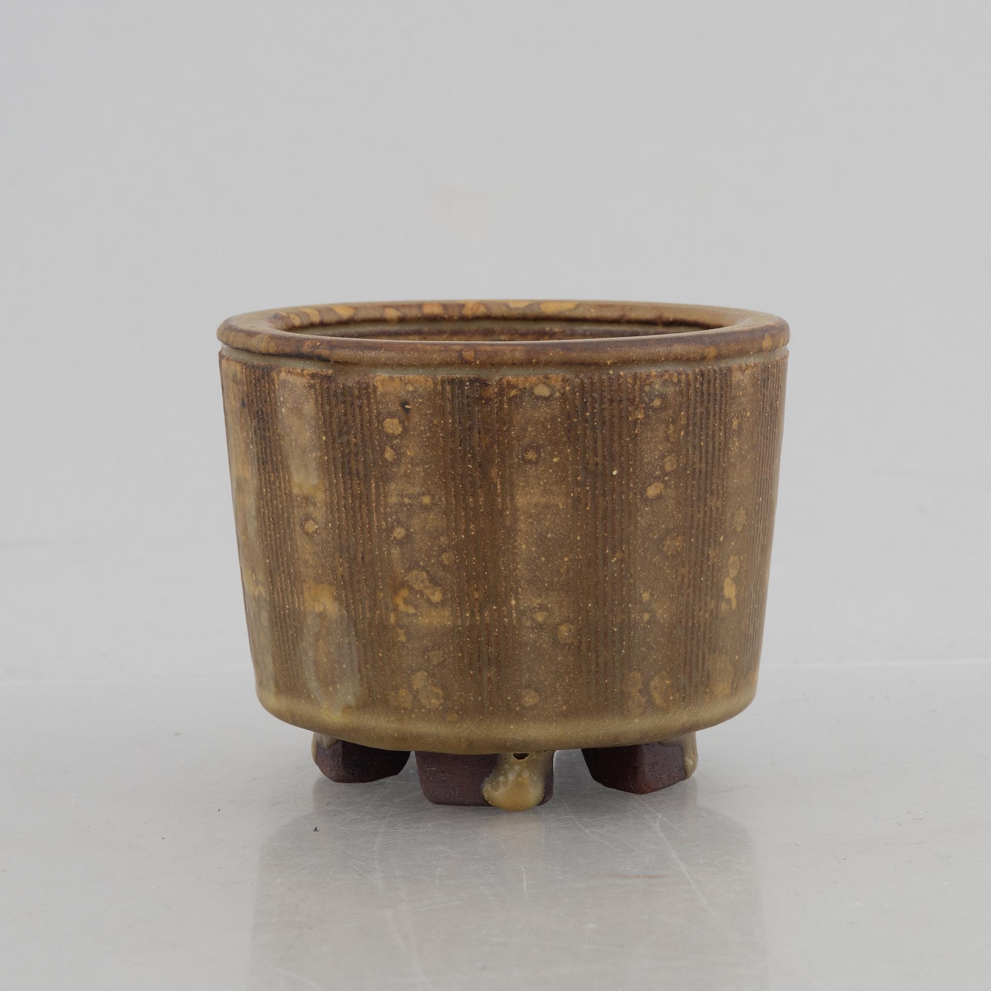 Wilhelm Kåge, a Farsta stoneware vase, Gustavsberg Studio 1952.