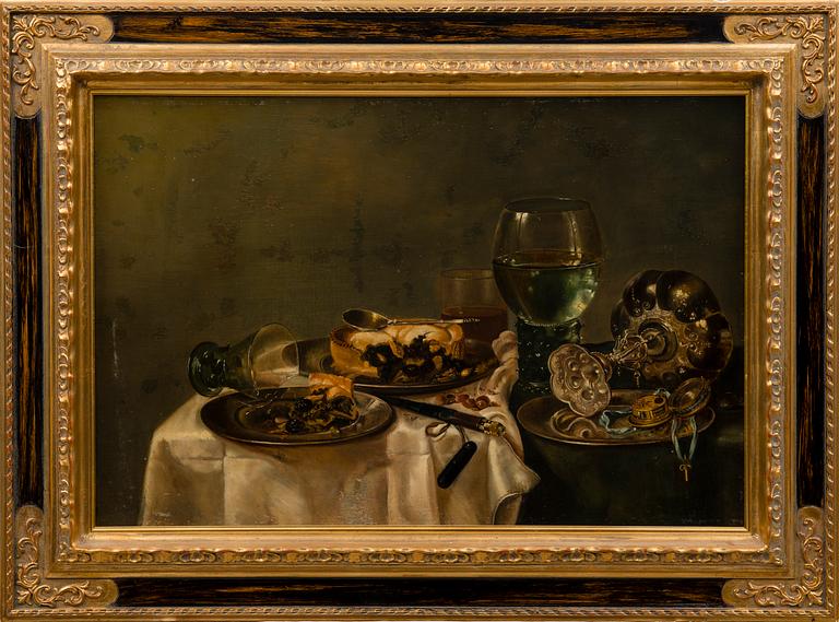 WILLEM-CLAESZ HEDA, HANS ART, HOLLÄNDSKT STILLEBEN.