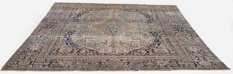 A Kashan 'Mohtasham' carpet, Central Persia, c. 342 x 242 cm.