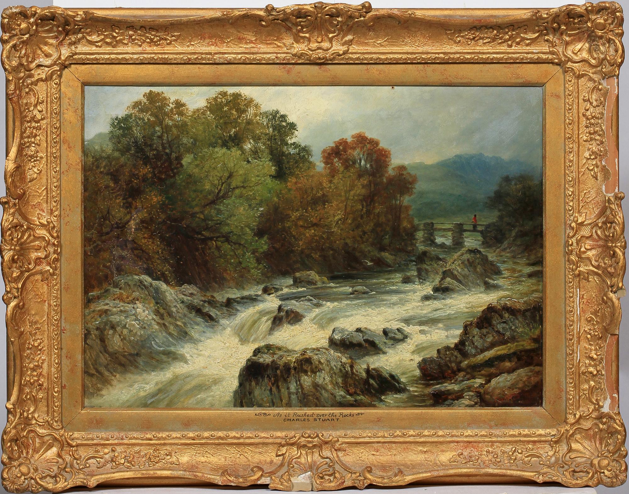 OKÄND KONSTNÄR, olja på duk, Charles Stuart, sign. 1800-talets andra hälft.