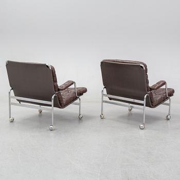 Bruno Mathsson, fåtöljer ett par, Karin 73, Dux, 1900-talets andra hälft.