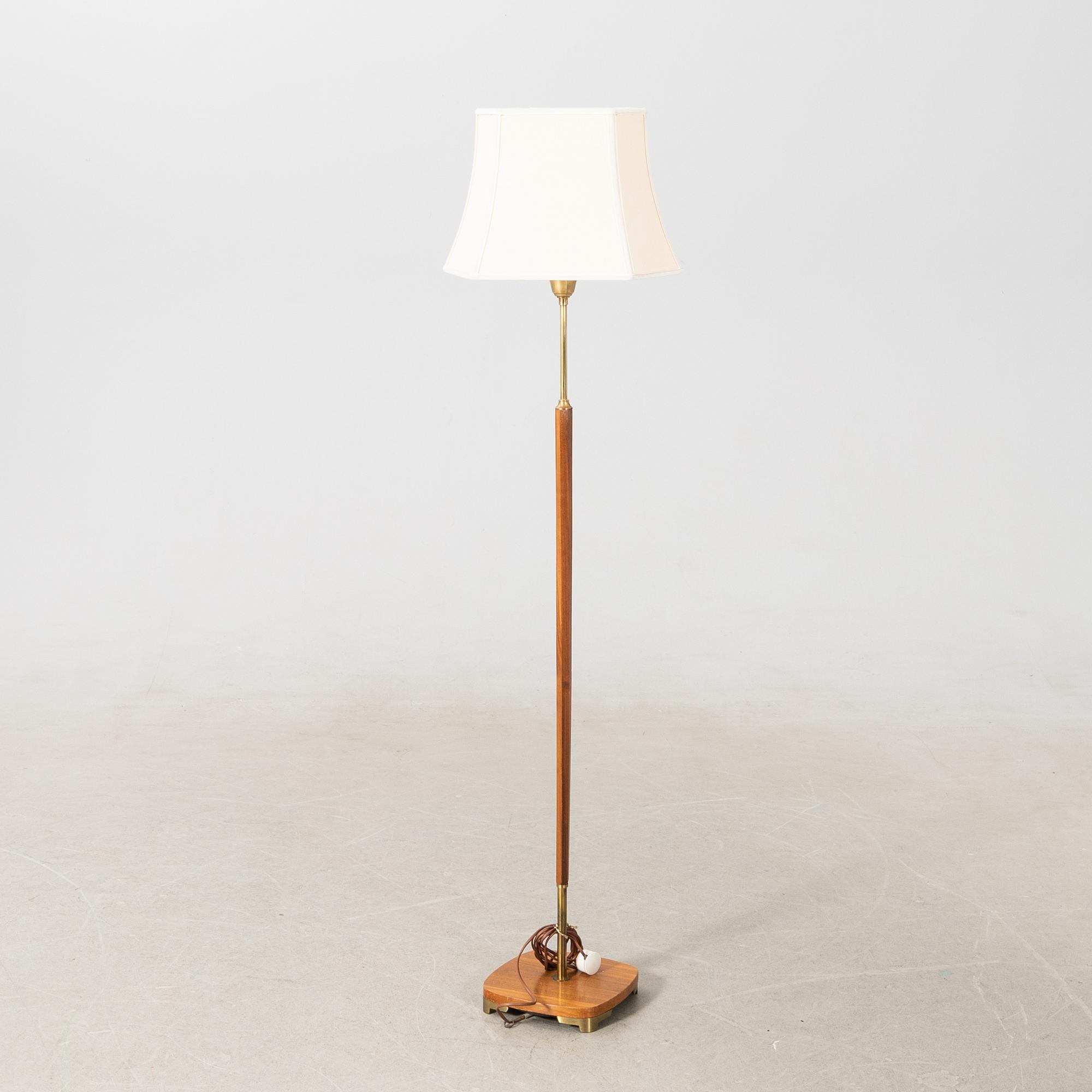 Floor lamp, mid-20th century.