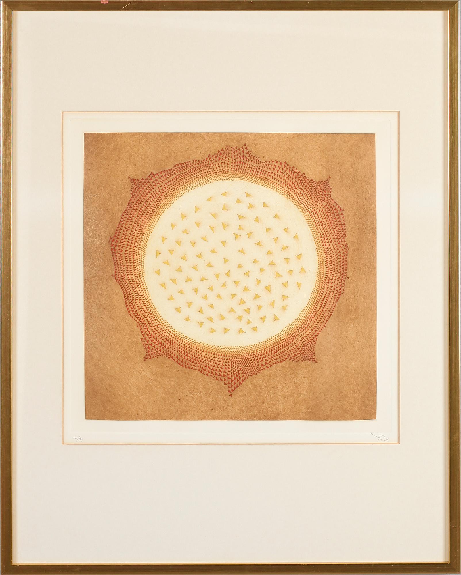 AGUEDA DE LA PISA, färglitografi, signerad, numrerad 16/99.