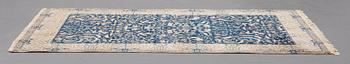 A CARPET, a semi-antique/old Nain, ca 267 x 163,5 cm.