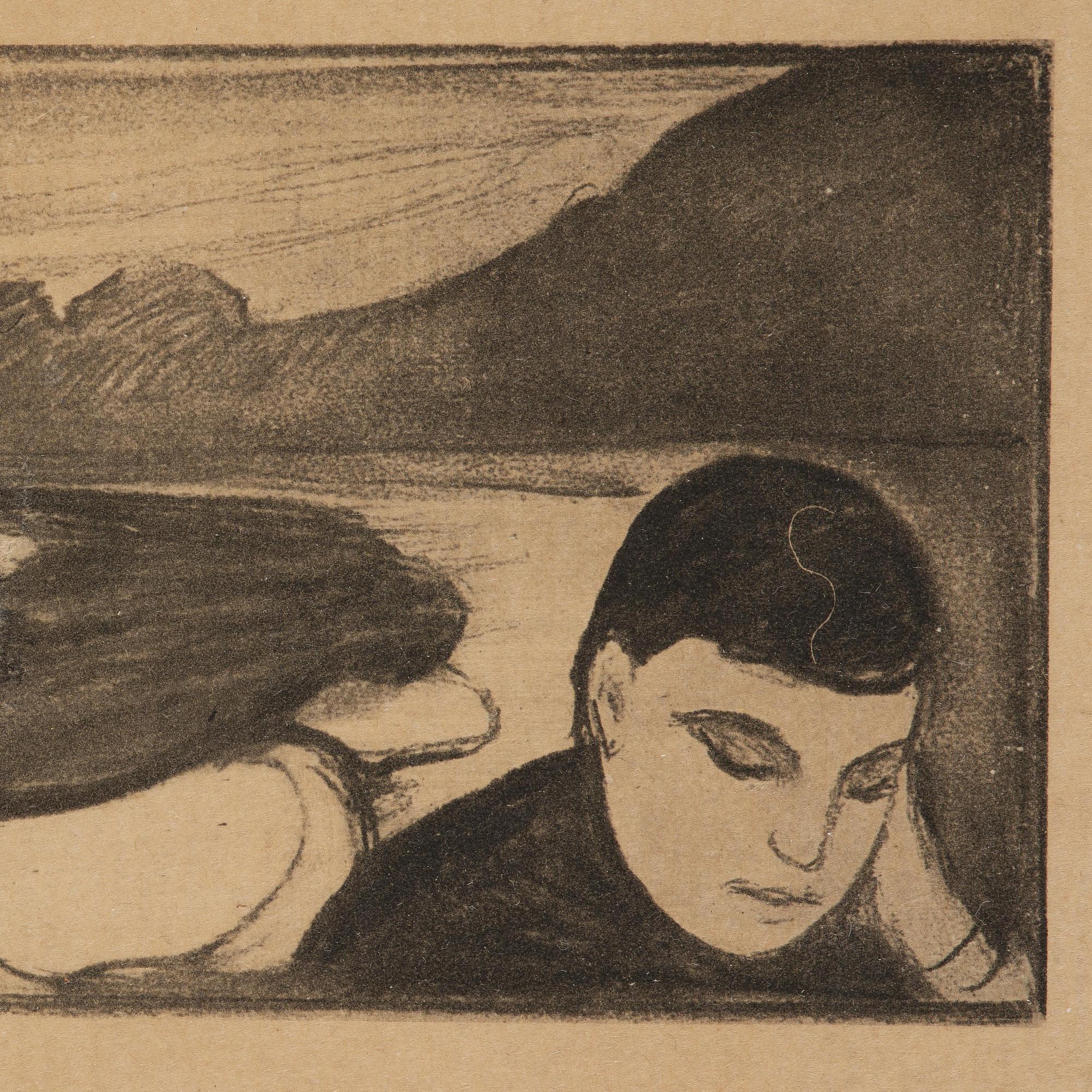 Edvard Munch, efter, "Melankoli".