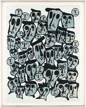 120. Donald Baechler, "Crowds".