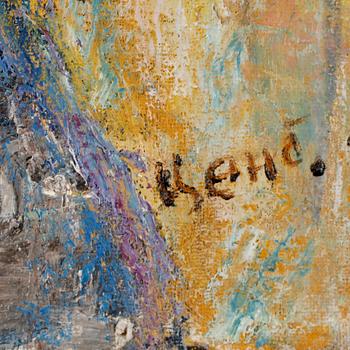 OKÄND KONSTNÄR, olja på duk på pannå. Ryssland. Sign o dat 1988 a tergo.