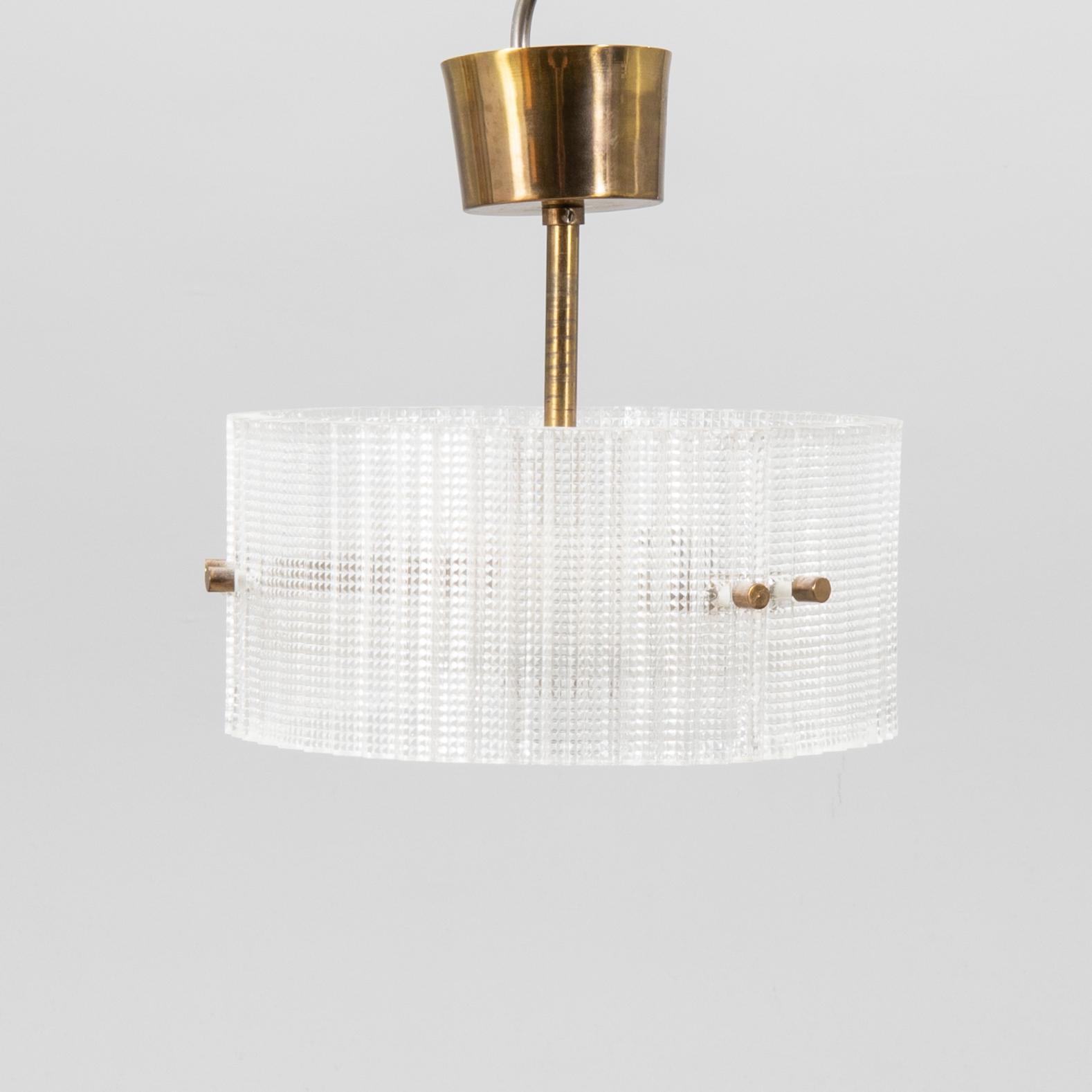 Carl Fagerlund, taklampa, Orrefors 1960/70-tal.