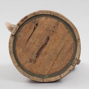 a swedish wooden jar from the 19th century.