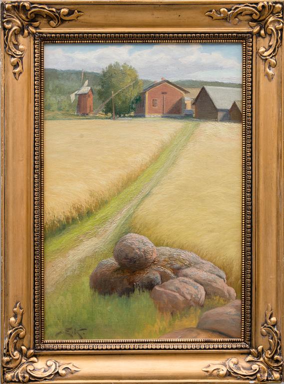 JOHAN ELIS KORTMAN, olja på duk, signerad.