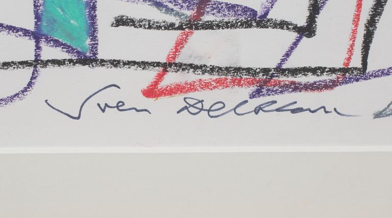 SVEN DELBLANC, 1931-1992, krita, signerad,