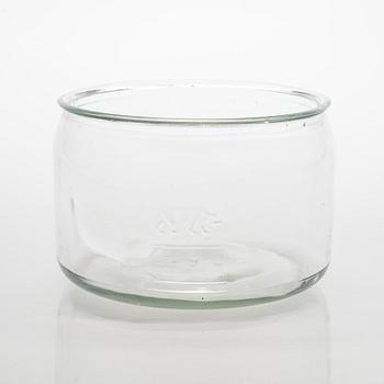 A set of 3 glass jars, among others Karhulan lasitehdas, first half of the 20th century.