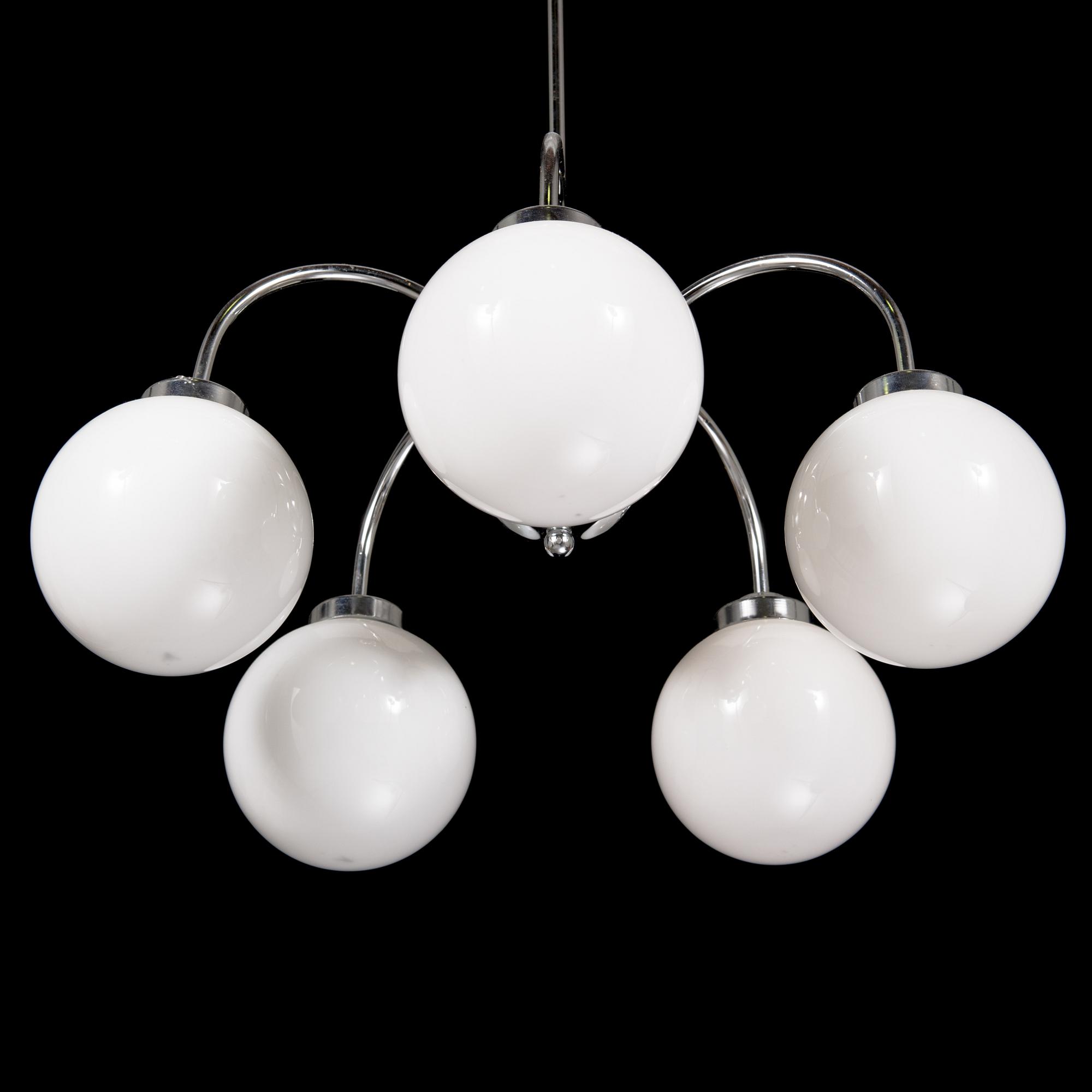 A ceiling lamp model 2024/5, for AT-valaisin Finland, late 20th century.