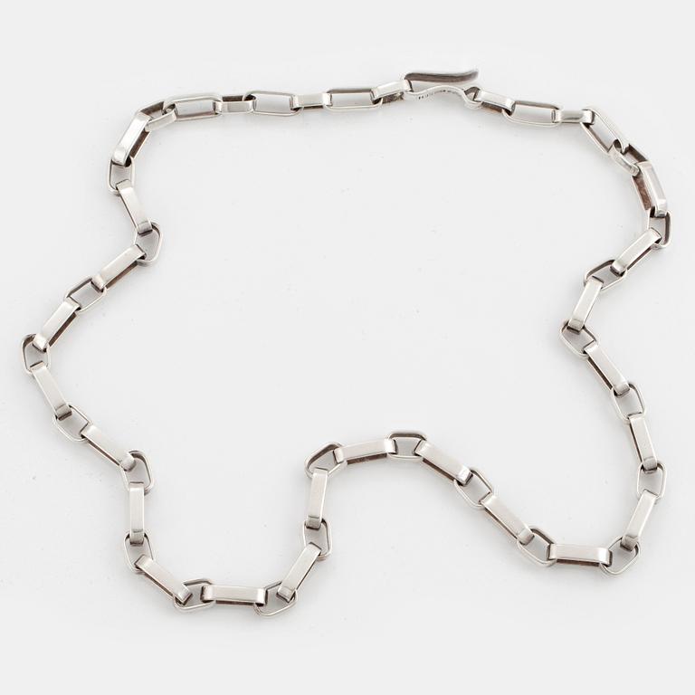 SVEN-ERIK HÖGBERG, halskedja, silver.