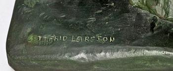 GOTTFRID LARSSON, skulptur, Otto Meyers Eftr. Fud. Sign.