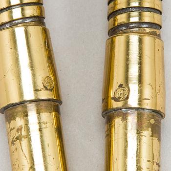 Lisa Johansson-Pape, a pair of 1960's '50-056/2, wall lights for Stockmann Orno.