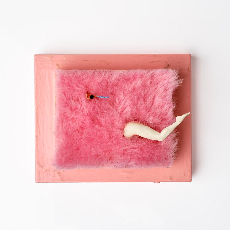 Marie-Louise Ekman, "Dam med behå och springande dam-ben".