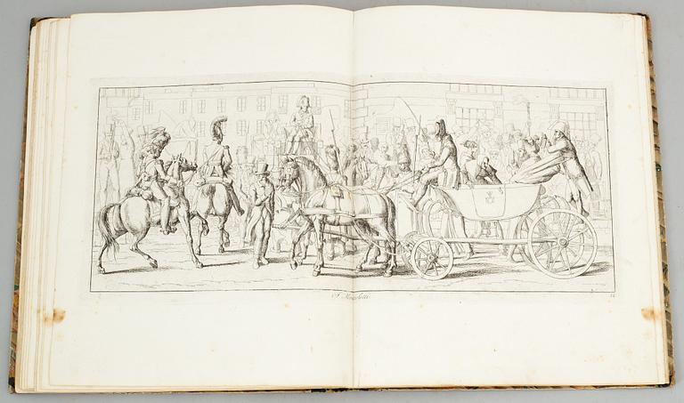 The Carnival of Rome 1820, 20 etchings.