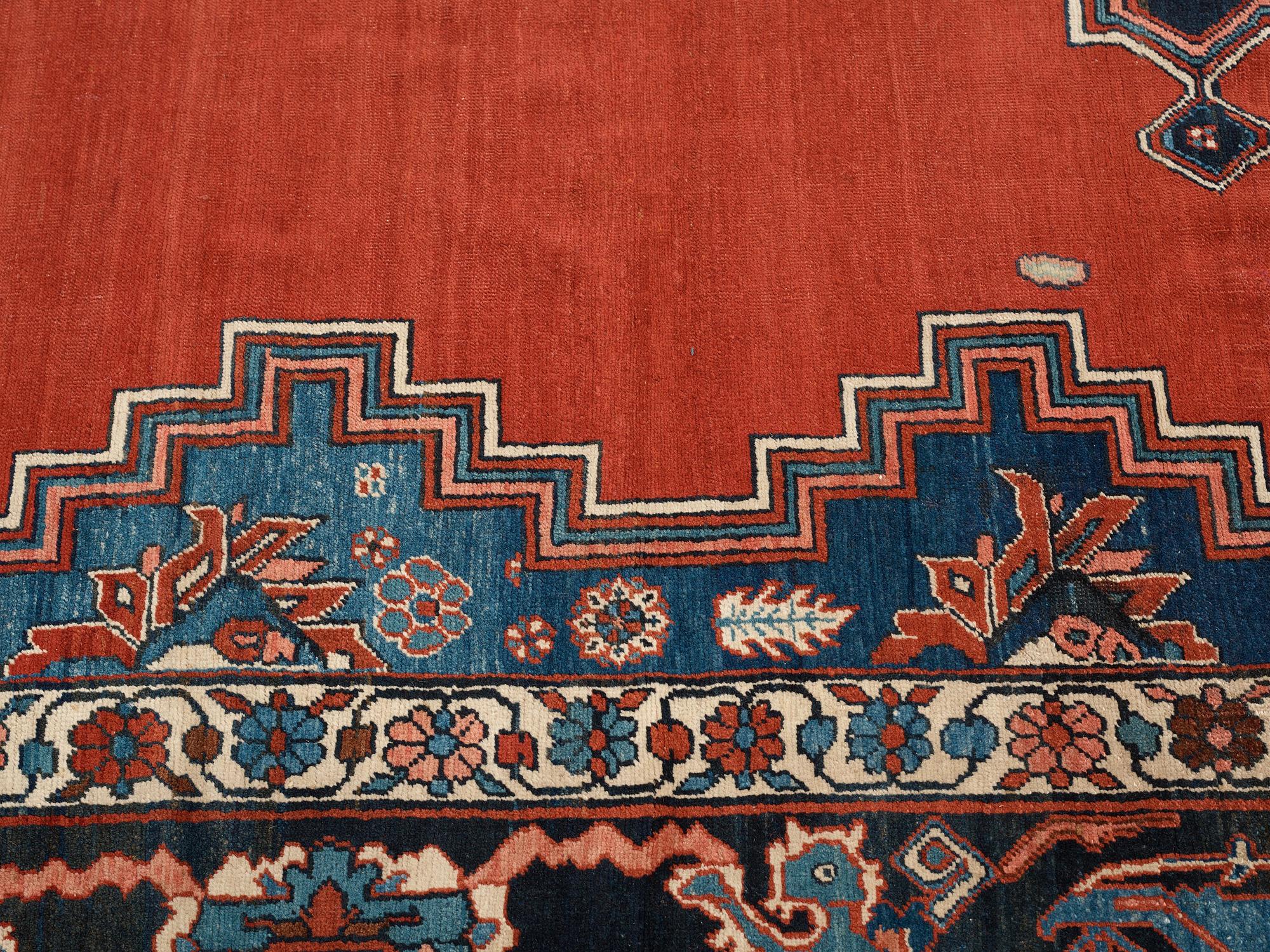 MATTO, an antique Bakshaish, ca 693 x 398,5 cm, dated "1298"AH/1880 AD probably.