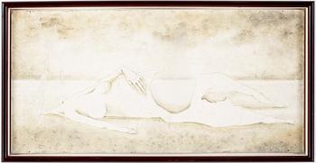 THEA EKSTRÖM, blandteknik på pannå, signerad och daterad 58.