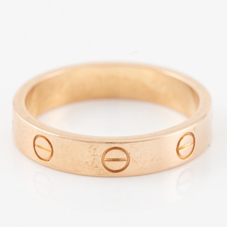 Ring, Cartier, 18K guld med briljantslipad diamant.