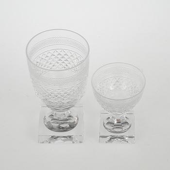 VIN-/ÖLGLAS 6 ST OCH SHERRYGLAS 5 st, "Kent", Elis Bergh, Kosta.
