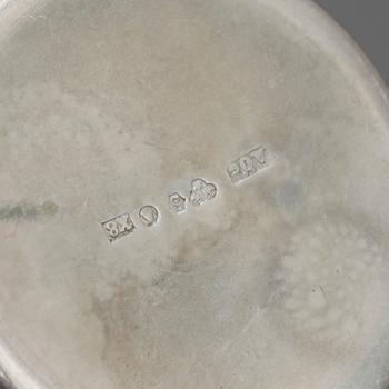 PARTI SILVER, 8 delar, mestadels, Lettland, 1900-tal. Tot vikt ca 534 gram.