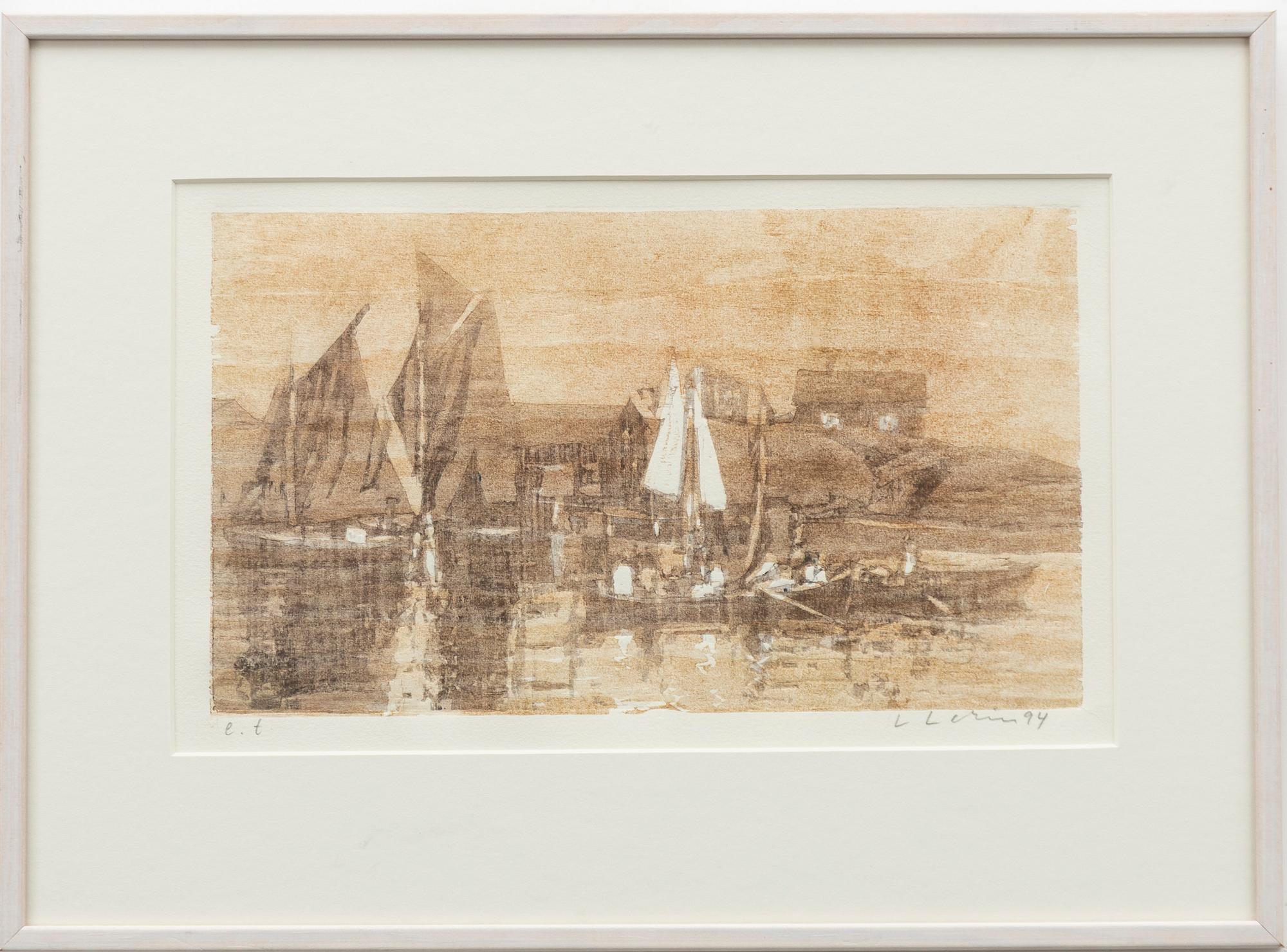 Lars Lerin, Archipelago Harbour.
