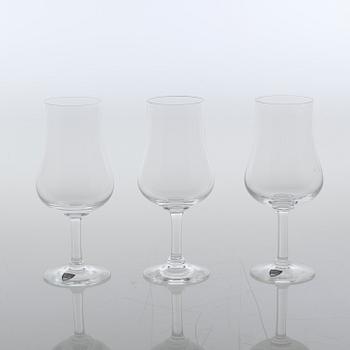 12 wine tasting glasses "Elixir", Orrefors.